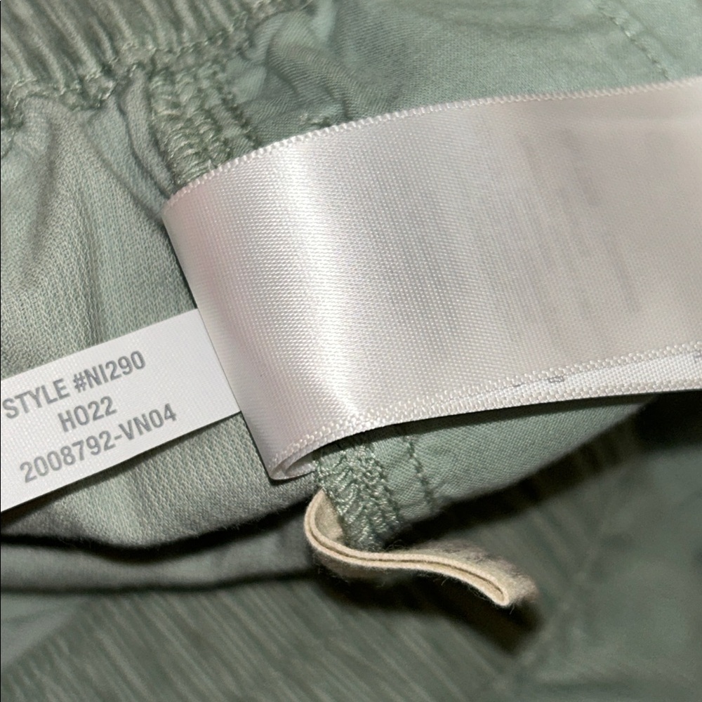 NWT Madewell Corduroy Pull-On Tapered Pants in Frosted Sage size Small - Picture 13 of 15